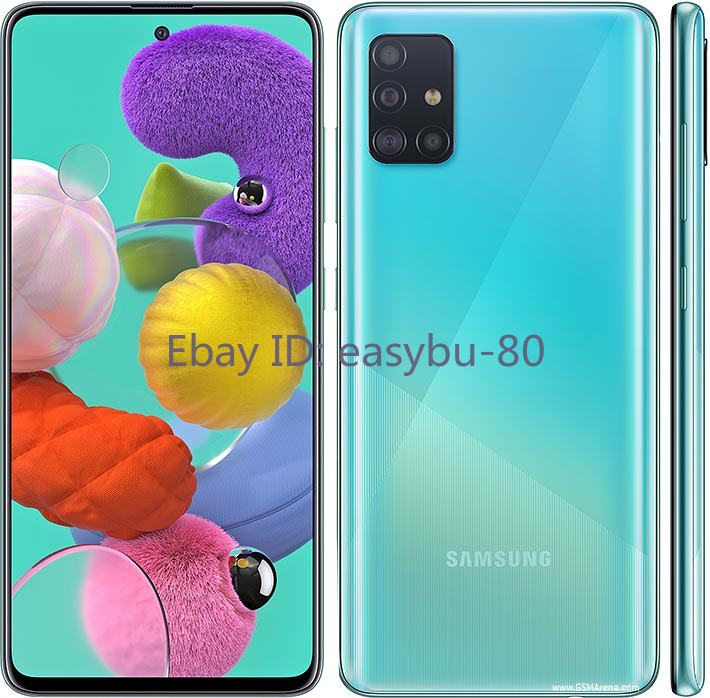 Samsung Galaxy A51 SM-A515U A515F/DS 128GB 4GB 4000mAh Unopened Multicolor