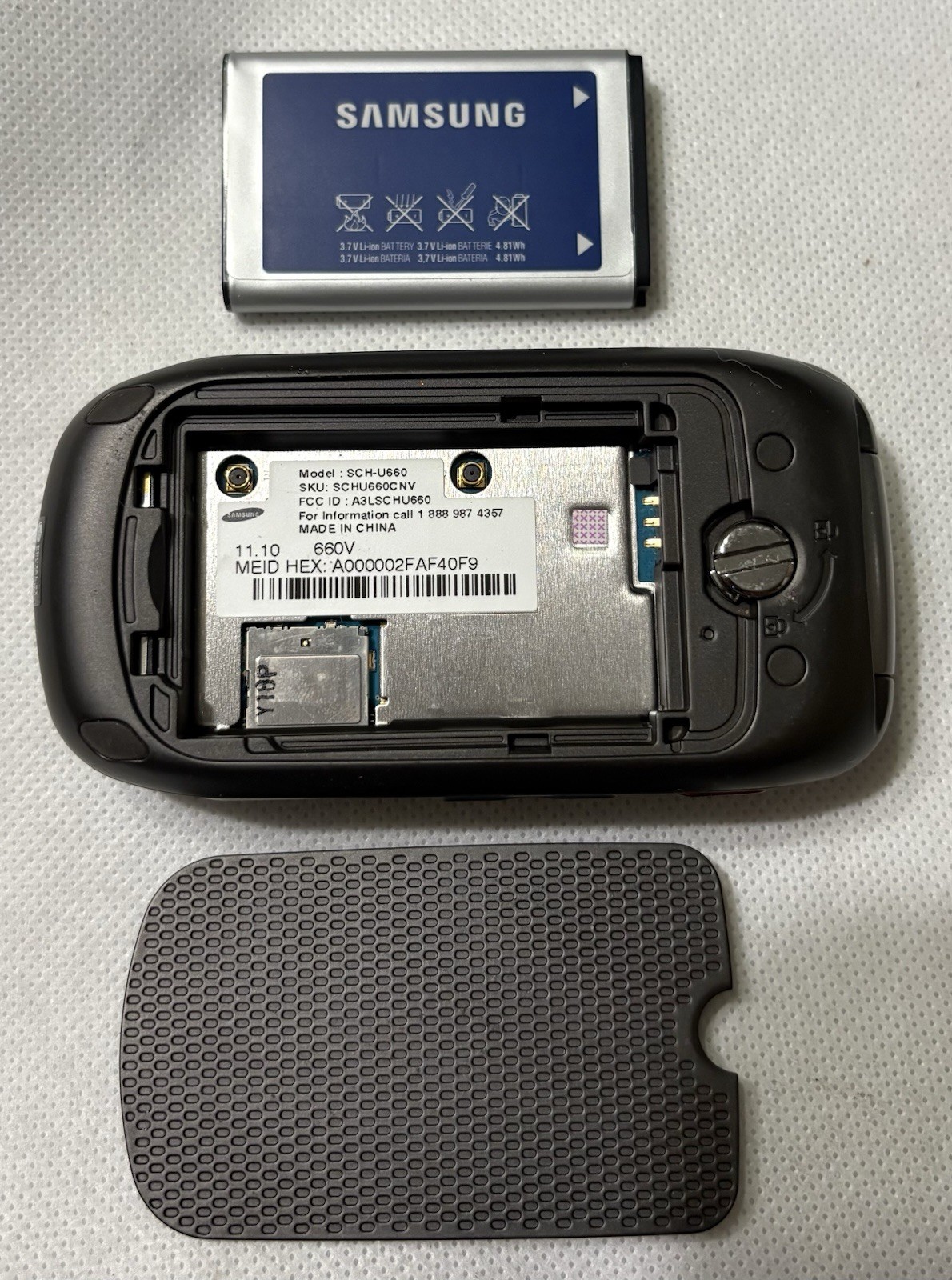 Samsung Convoy 2 SCH-U660 256MB Black (Verizon) Cellular Phone Flip