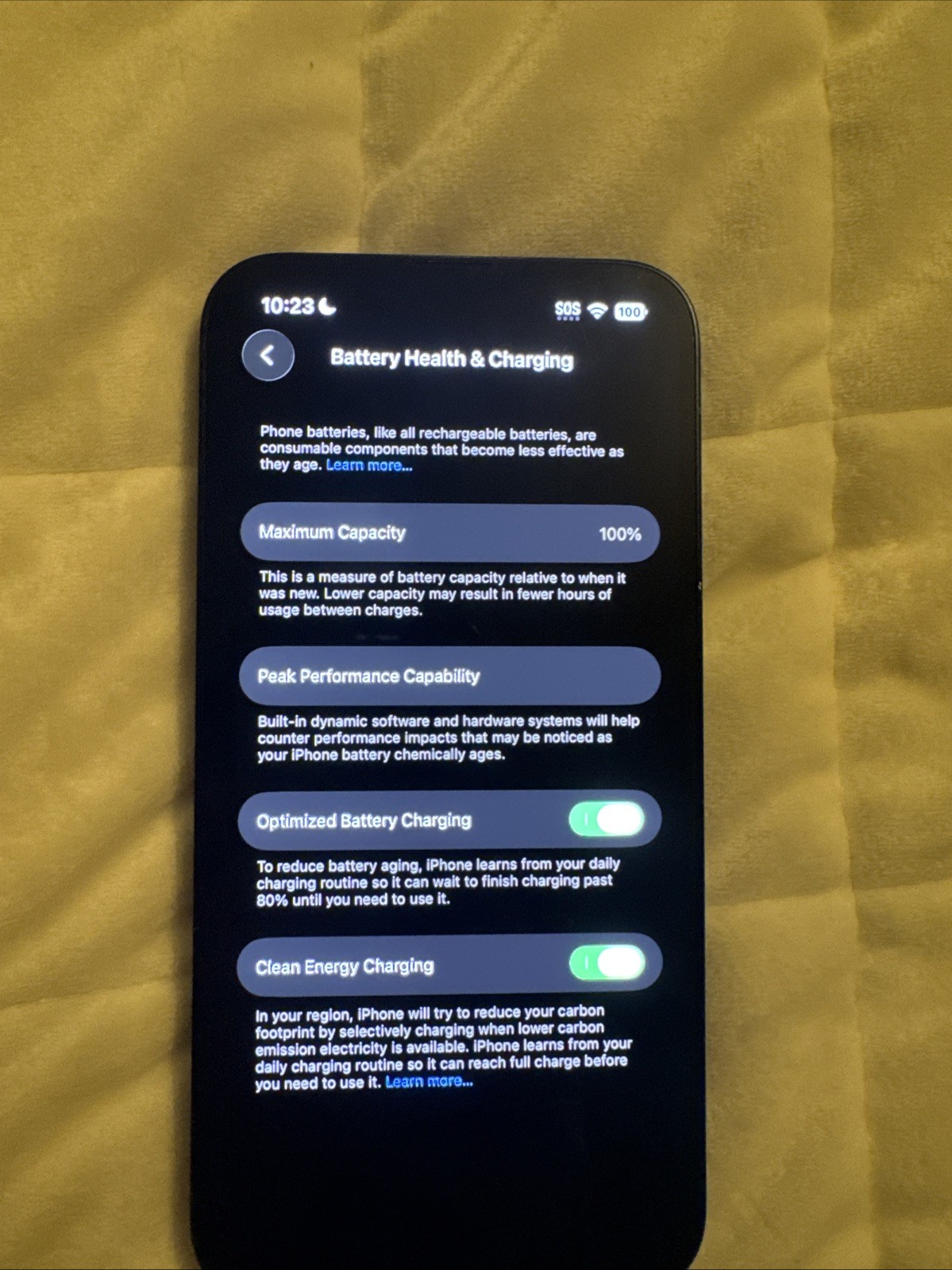 iPhone 13 T-MOBILE LOCK USED 100% BATTERY HEALTH GOOD CONDITION