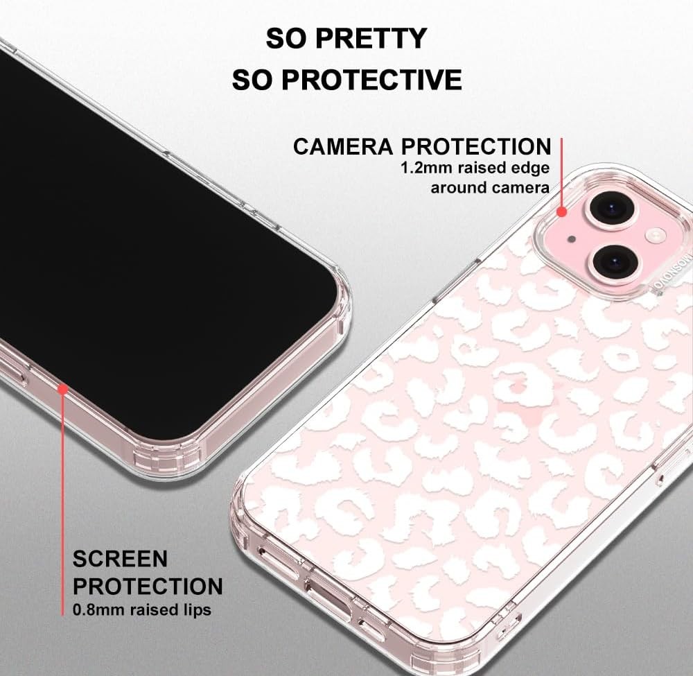 1. For iPhone 15 Case – Buffertech 6.6ft Military-Grade Drop Protection Clear TP