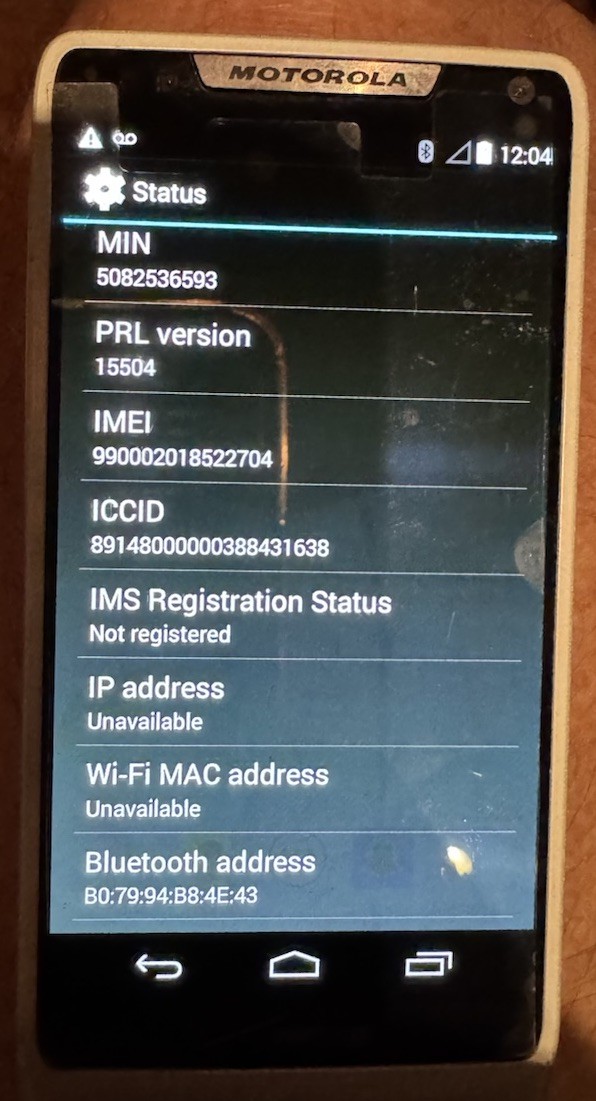 Motorola Droid 8 GB White (Verizon) XT907 Fast Shipping Excellent Used