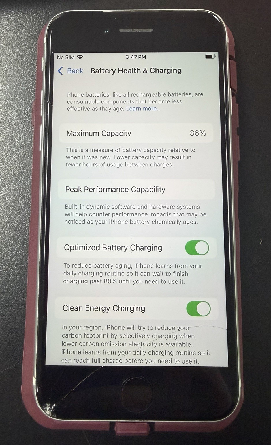Apple iPhone SE 64GB White Unlocked 4.7in iOS 12MP Wi-Fi Bar Used