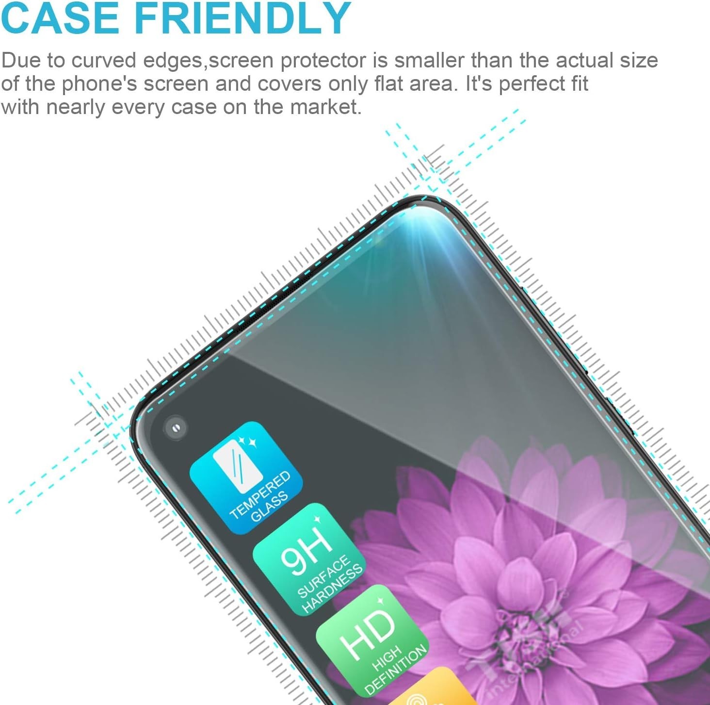 For LG Stylo 6 Case Hybrid Dual Layer Shockproof Bumper Heavy Duty Cover Blue