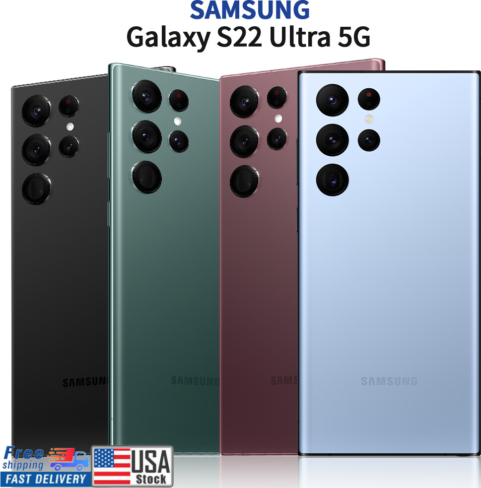 NEW SEALED SAMSUNG GALAXY S22 ULTRA 5G UNLOCKED 512/256/128GB 108MP US IN STOCK
