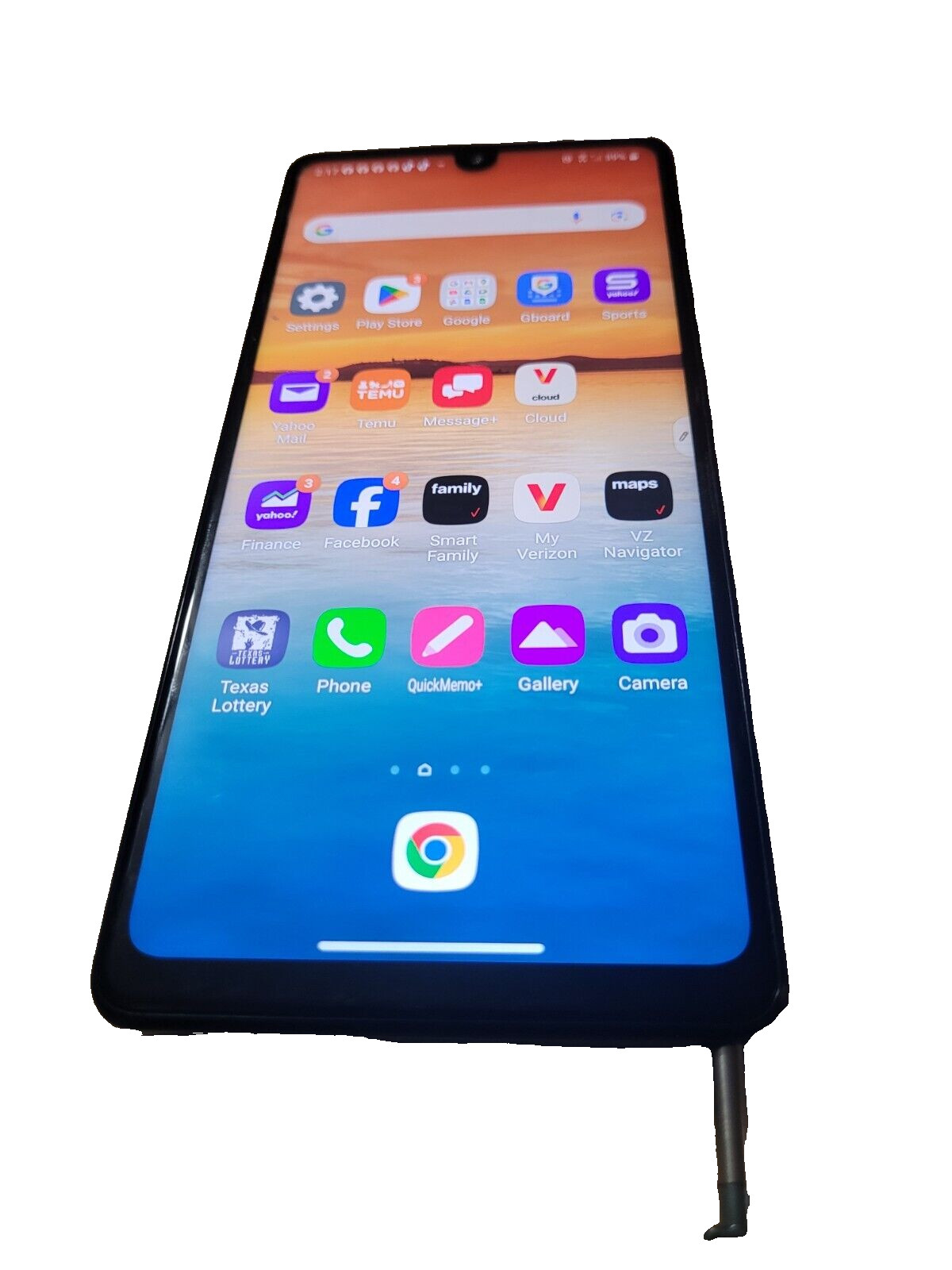 LG Stylo 6 – 64 GB – White (Unlocked) -Excellent condition-Octa Core-Tik tok App