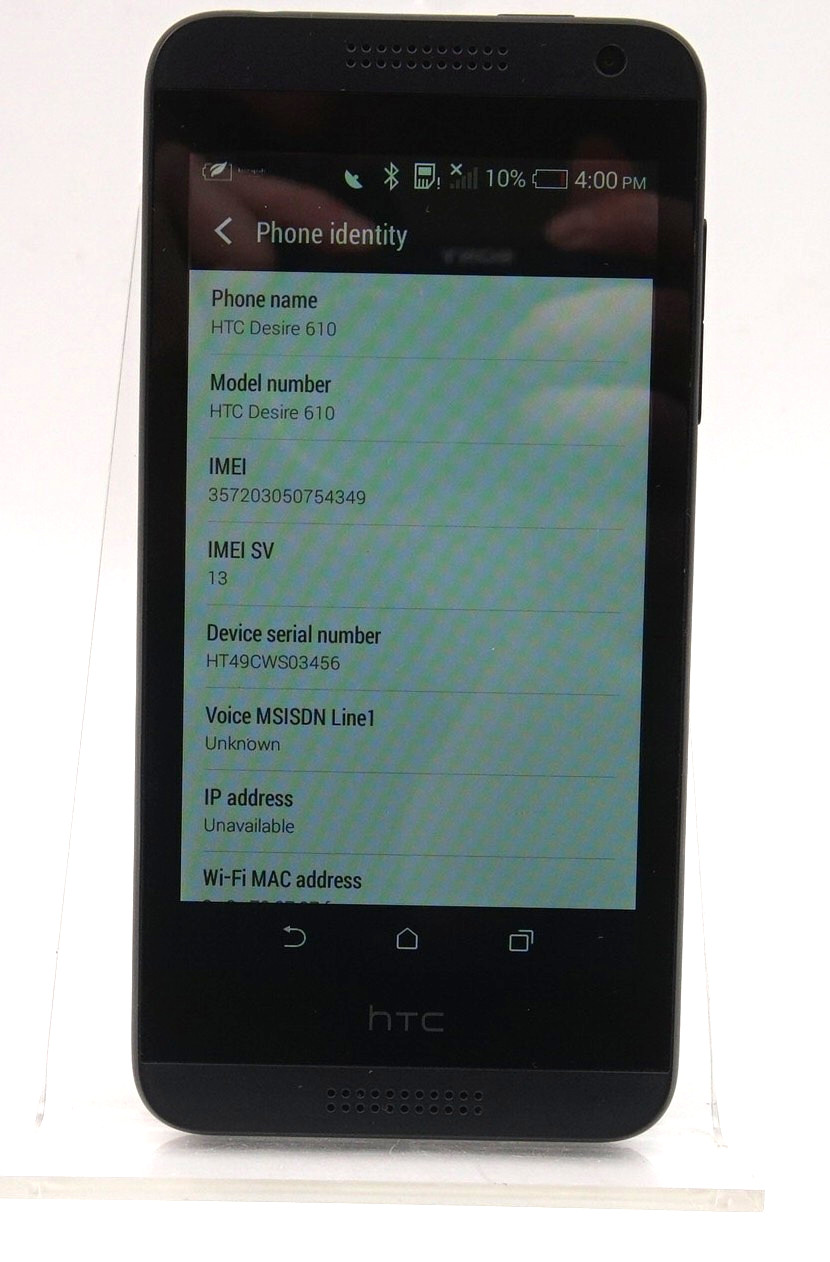 HTC Desire 610 – 8 GB – Charcoal Gray – AT&T