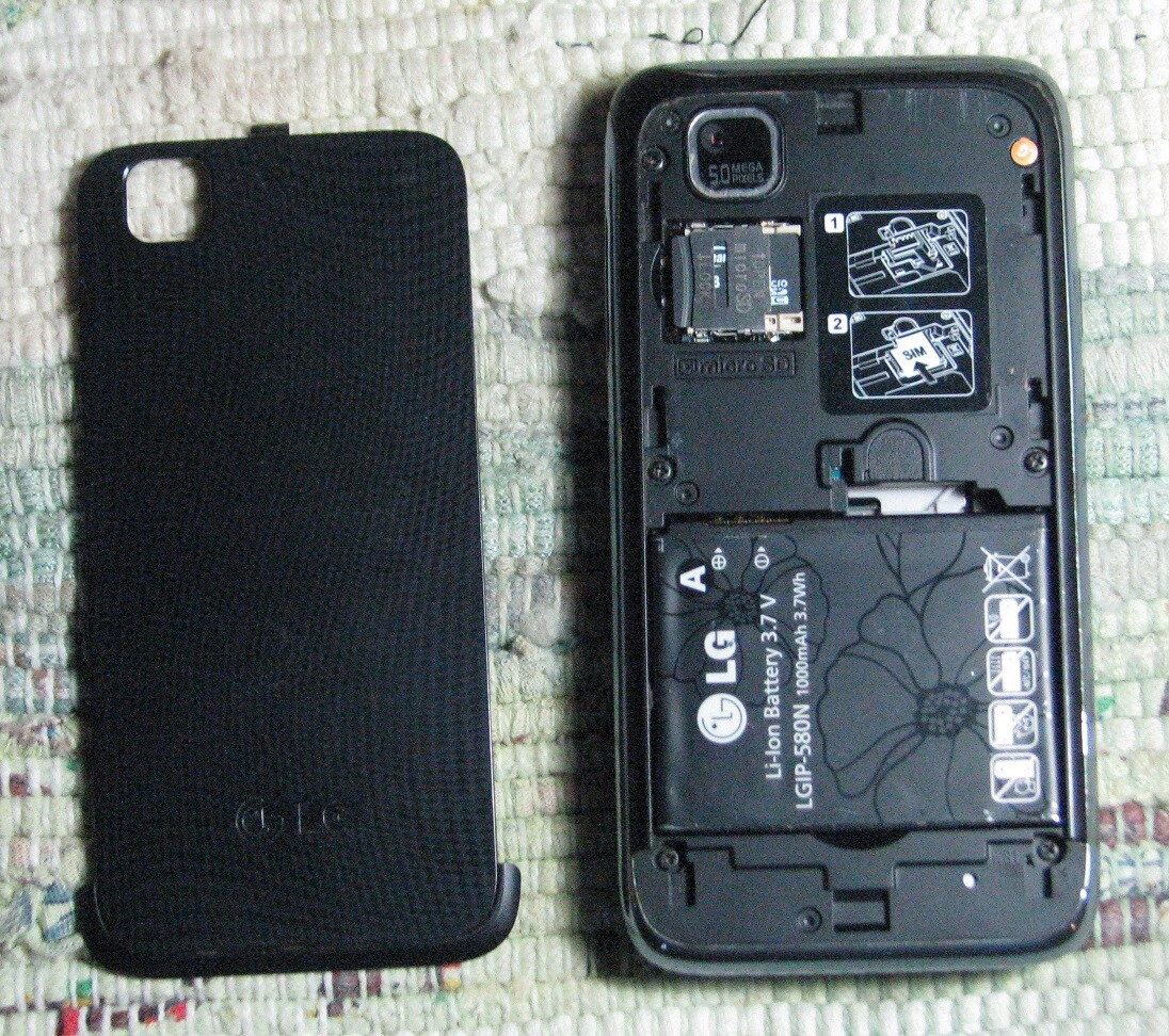 LG LGE-GM730 S-Class Touchscreen Mobile Cell Phone 5.0 MP Camera 8GB 2009 AS IS