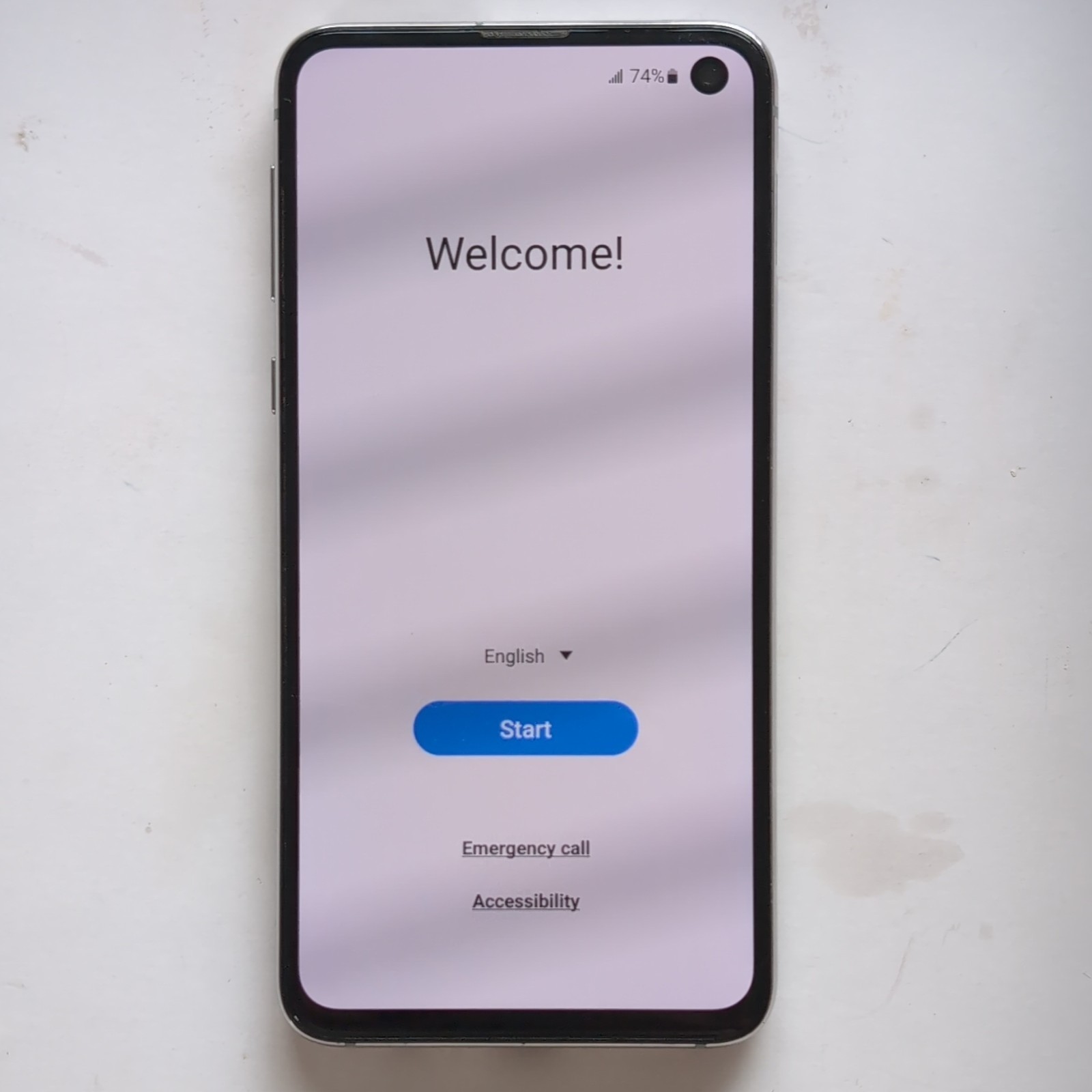 Samsung Galaxy S10e 128GB White Android 12MP Factory Unlocked/T-Mobile Used