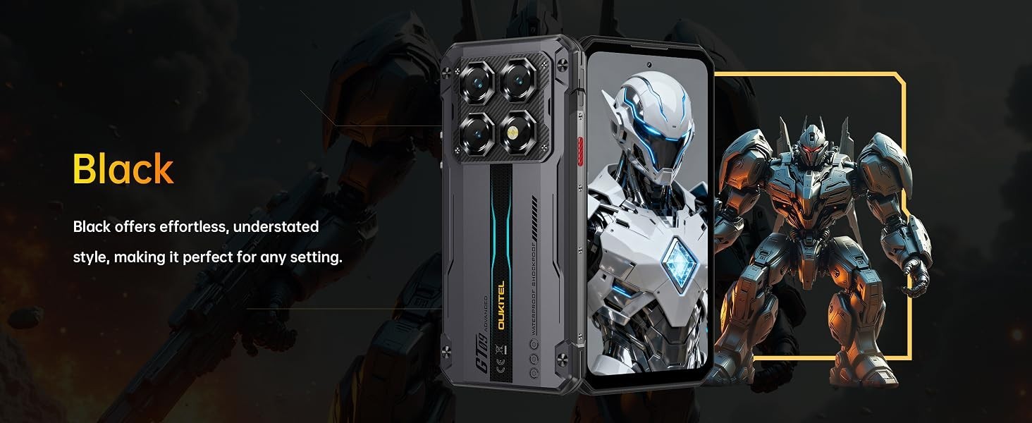 OUKITEL WP60 Rugged Smartphone 5G 10000mAh Android Phone 7.2 in 36GB+512GB