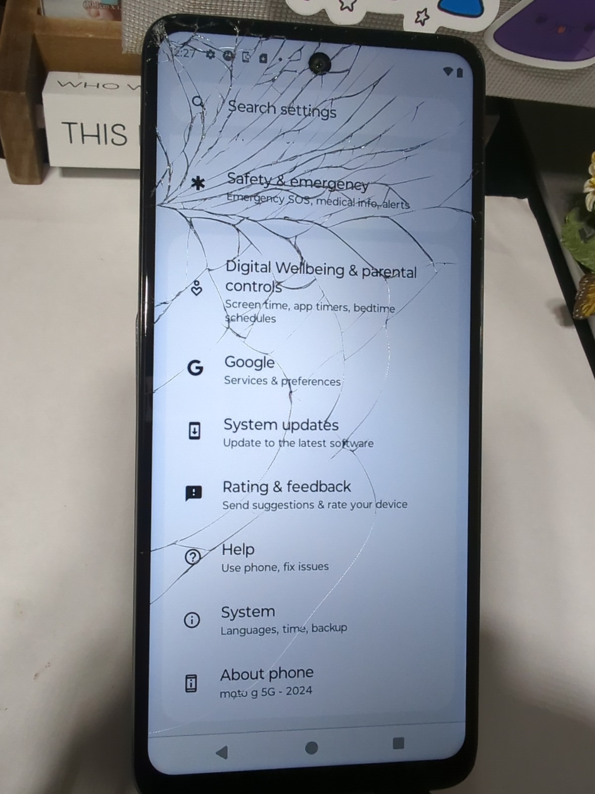 ⚠️READ⚠️ Motorola Moto G 5G (2024), Factory unlock 128GB , XT2417-1, #61216