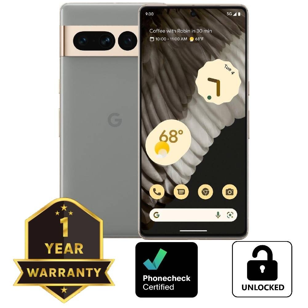 Google Pixel 7 Pro – 128 GB – Hazel (Unlocked) Smartphone – Very Good
