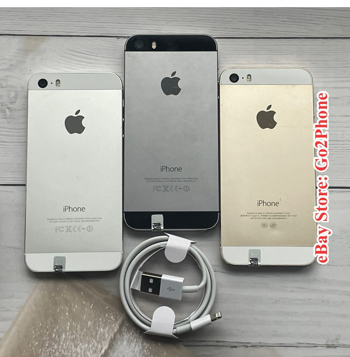 Apple iPhone 5s Unlocked New Battery – 16 GB/32 GB/64 GB- Gold Gray Silver