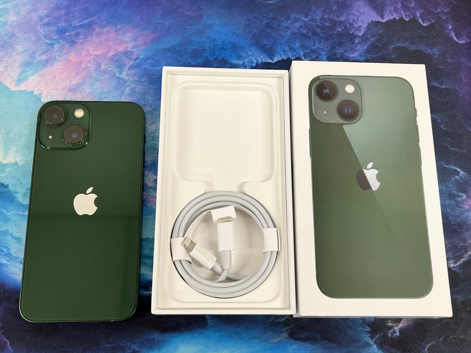 Apple iPhone 13 Mini A2481 128GB Factory Unlocked 100% Battery Excellent In-Box