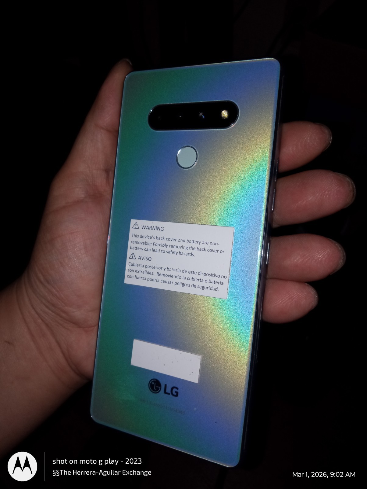 LG Stylo 6 Android Smartphone with pen