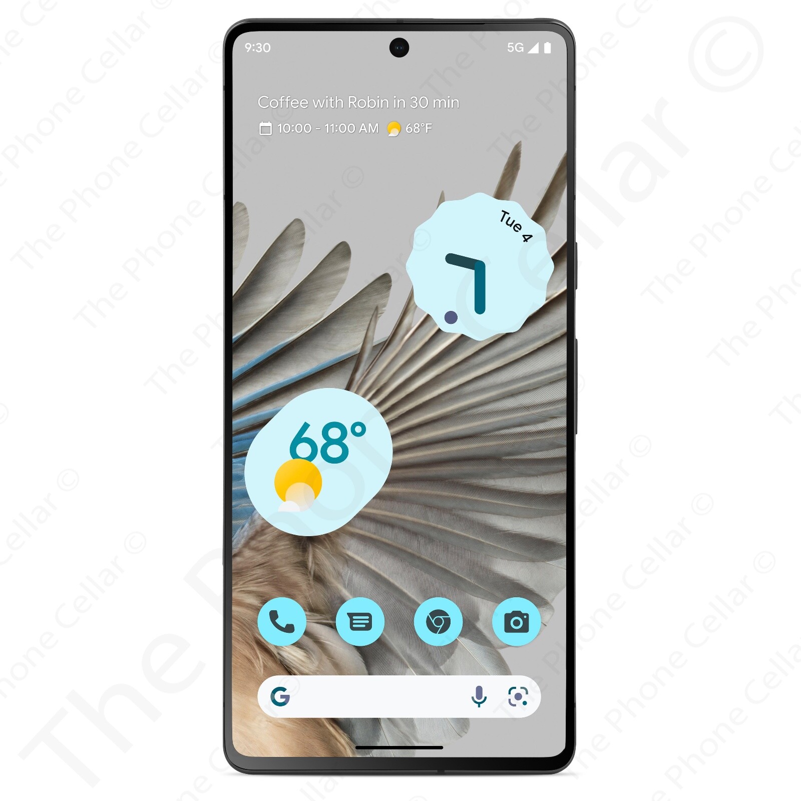 Google Pixel 7 128GB Unlocked GA03923-US 6.3” AMOLED WiFi NFC 5G Obsidian Black