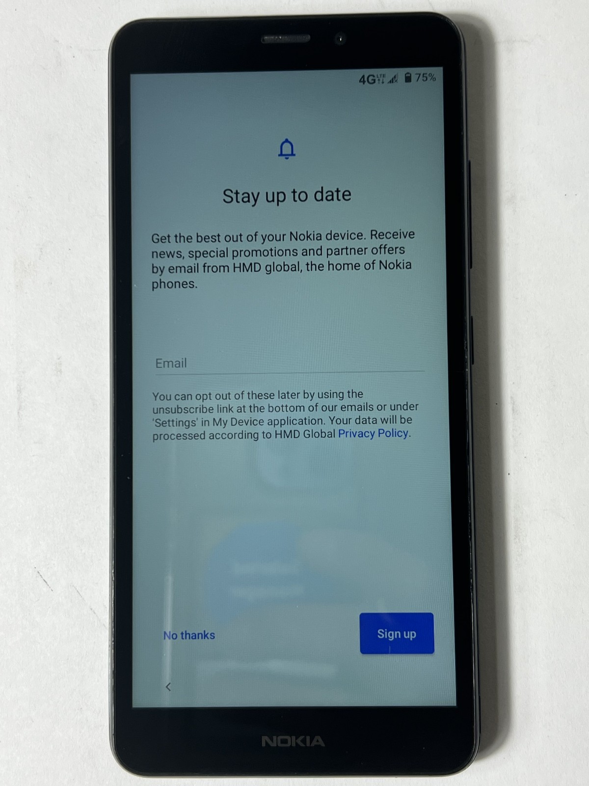 hmd. Nokia C100 N152DL StraightTalk Tracfone TFW 32GB 3GB 4GLTE Blue Free Shippy