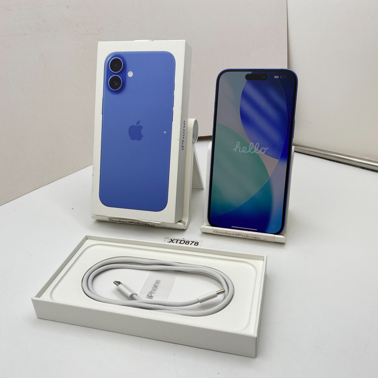 Apple iPhone 16 Plus – 128GB – Ultramarine (Unlocked) – Open Box