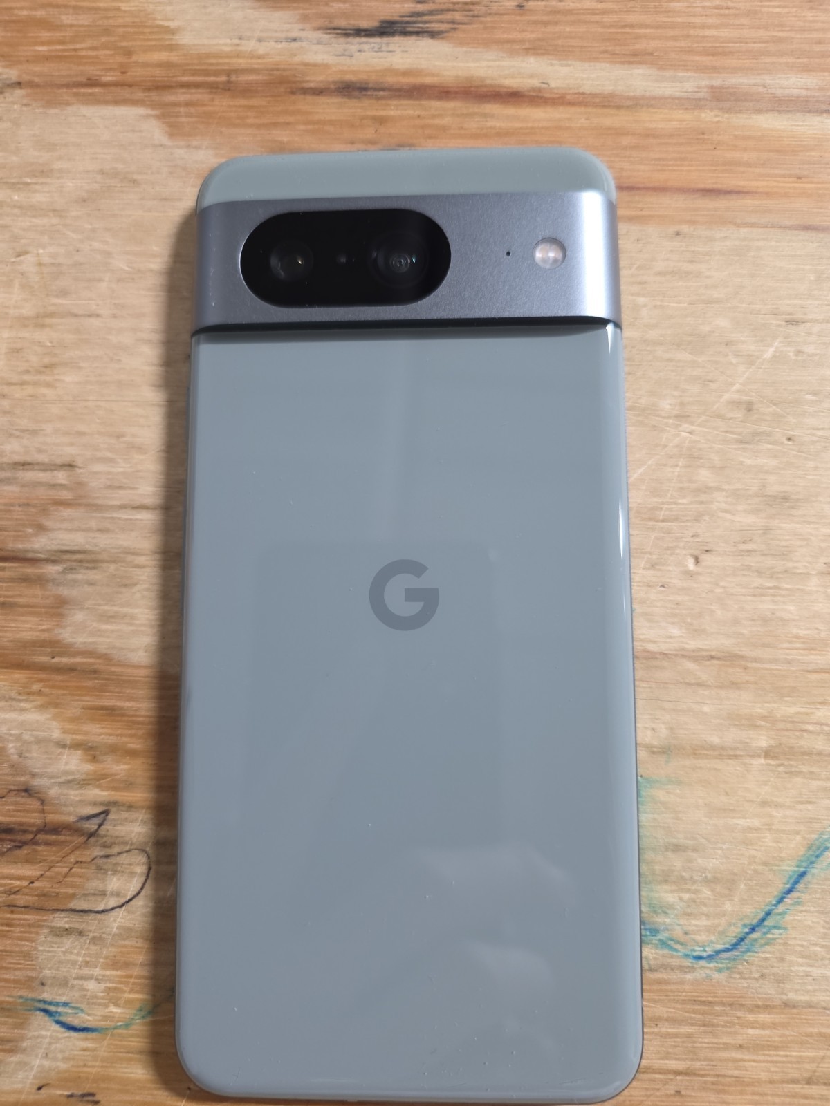 Google Pixel 8 – 128 GB – Hazel (Unlocked) Line Across Screen.