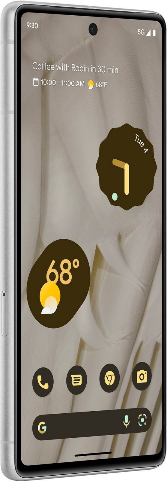 Google Pixel 7, Fully Unlocked | 128 GB, White, 6.3 in Screen | B- Grade | GQML3