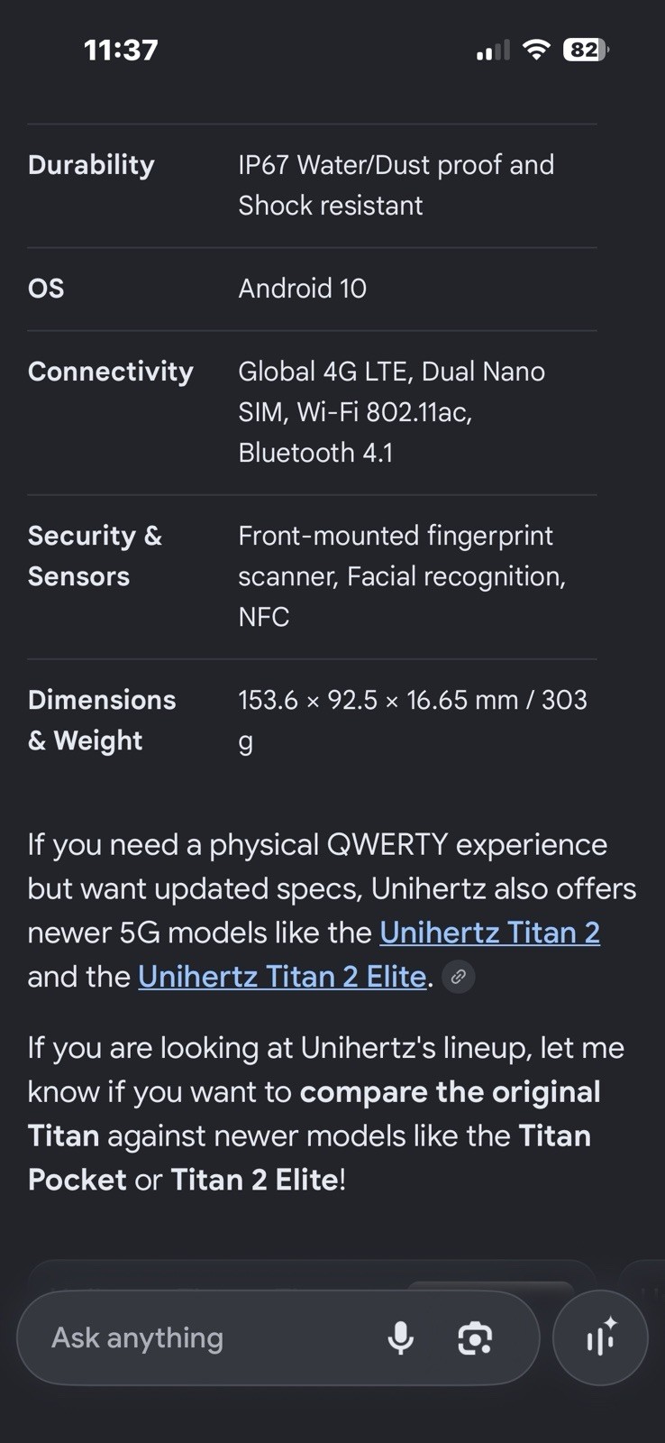 unihertz titan