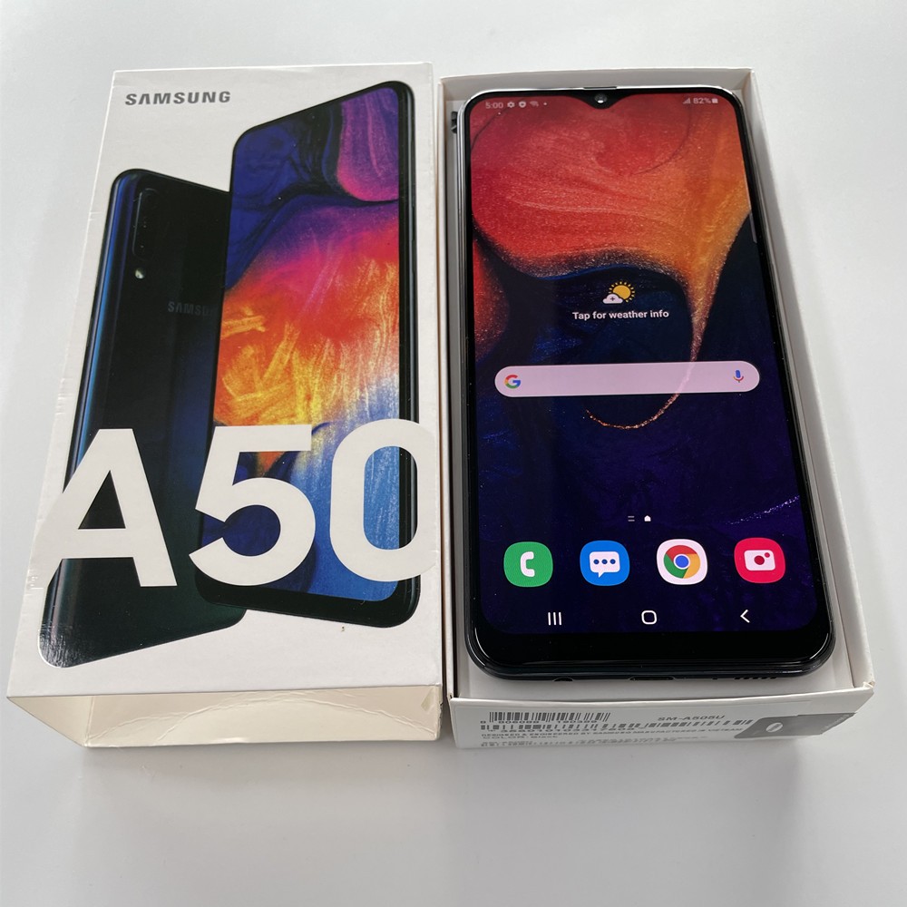 Samsung Galaxy A50 SM-A505F/DS Dual SIM 4GB+128GB ROM -New Sealed Blue Unlocked