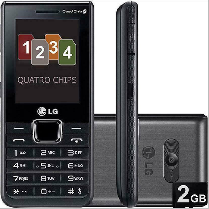 LG A395 Quad SIM Keyboard Phone Original 2G GSM 850 900 1800 1900