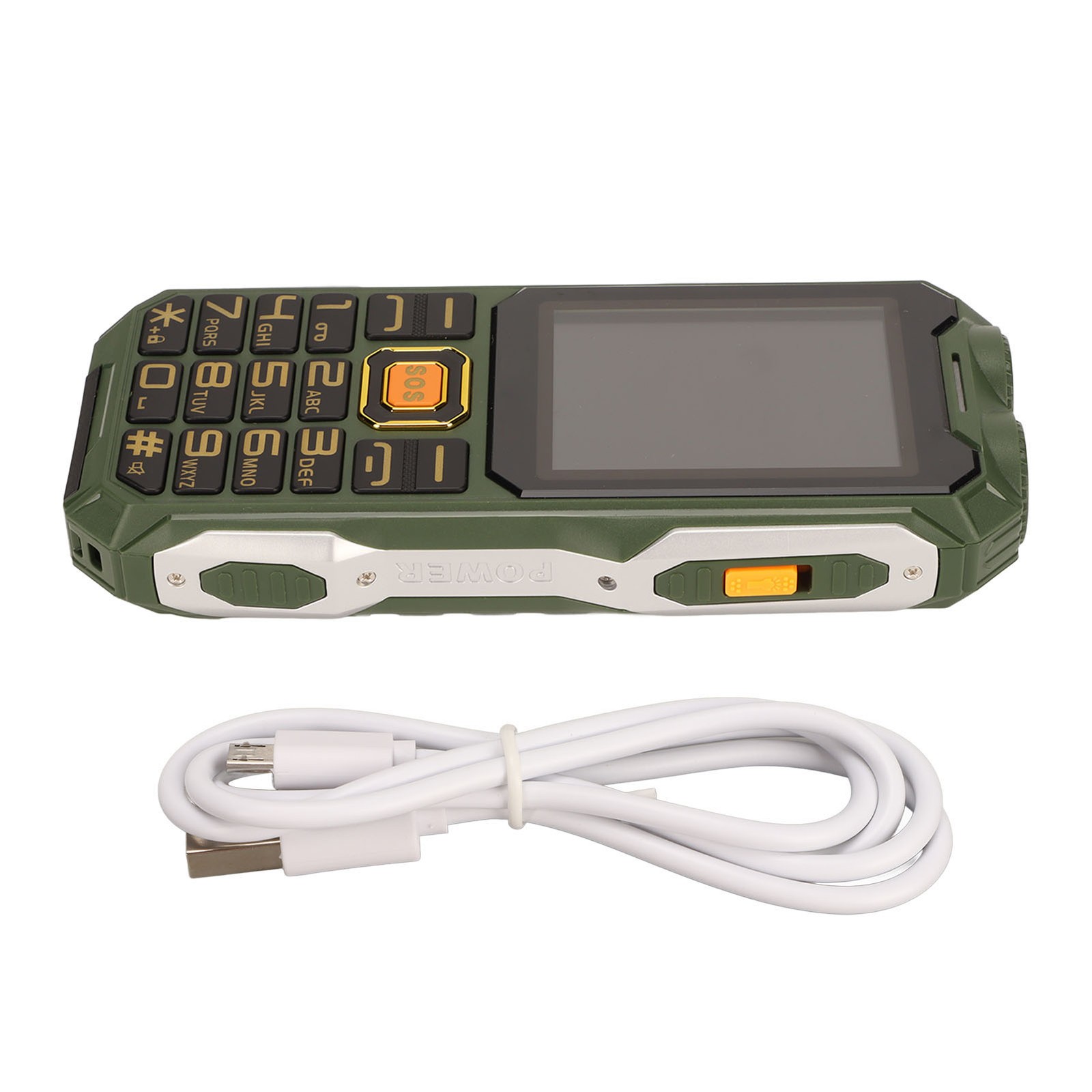 Senior Cellphone 2G 2.6in Ultrathin 16800mAh High Volume Elderly Mobile Phone