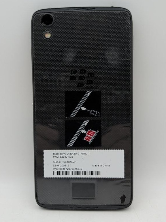 BlackBerry DTEK50 16GB Unlocked Smartphone GSM LTE 13MP Camera 5.2″ HD Display