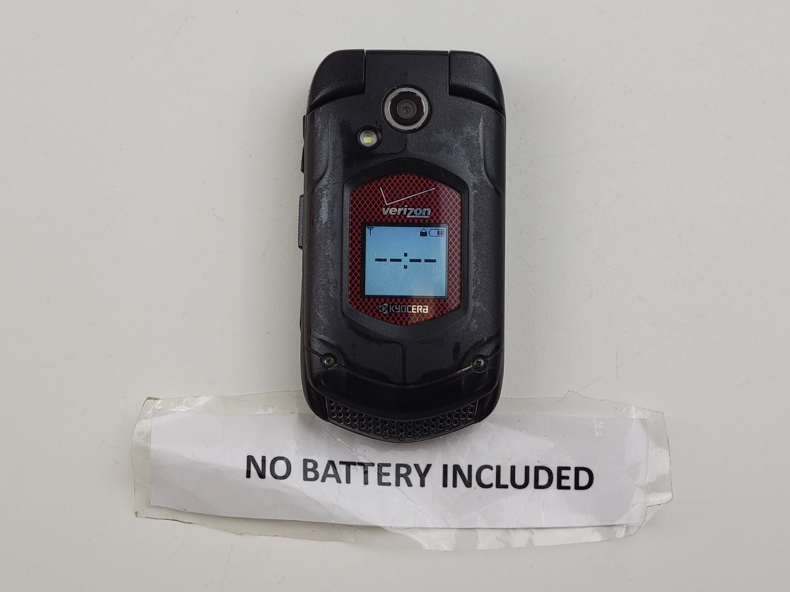 Kyocera DuraXV+ (E4520PTT) 4GB (Verizon) 3G Rugged Flip Phone – SMALL ISSUE