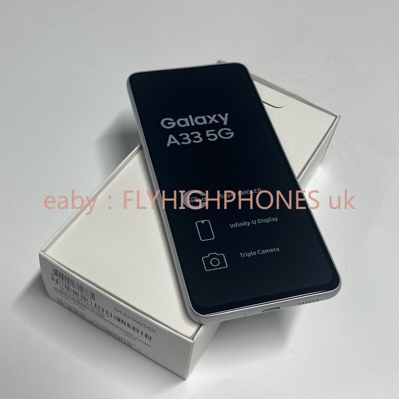 Samsung Galaxy A33 5G Dual SIM 6GB/128GB Unopened Multicolor Unlocked 5000mAh