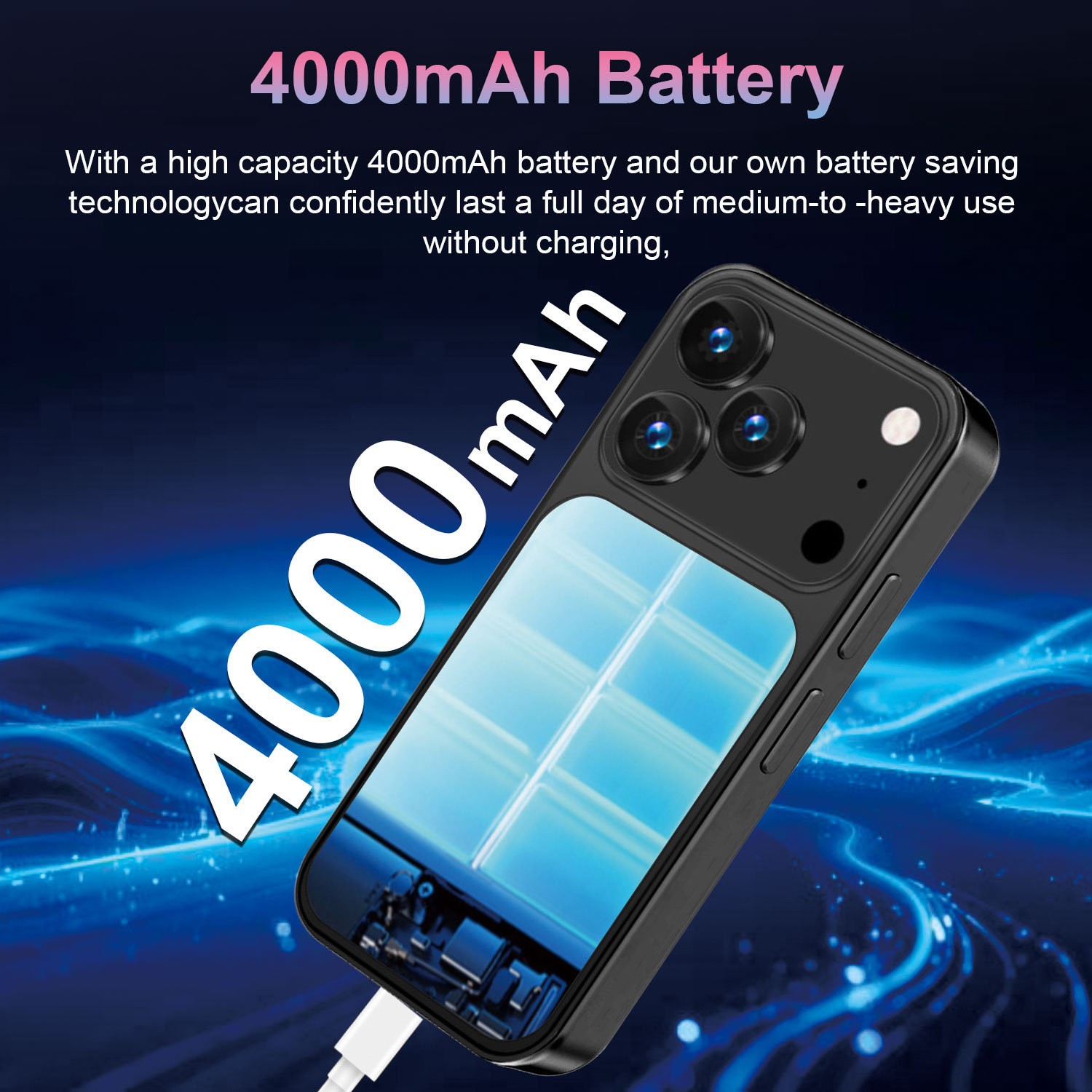 i17 Mini Smartphone 4GB+64GB Android Dual SIM 4G LTE Unlocked Cell Phone