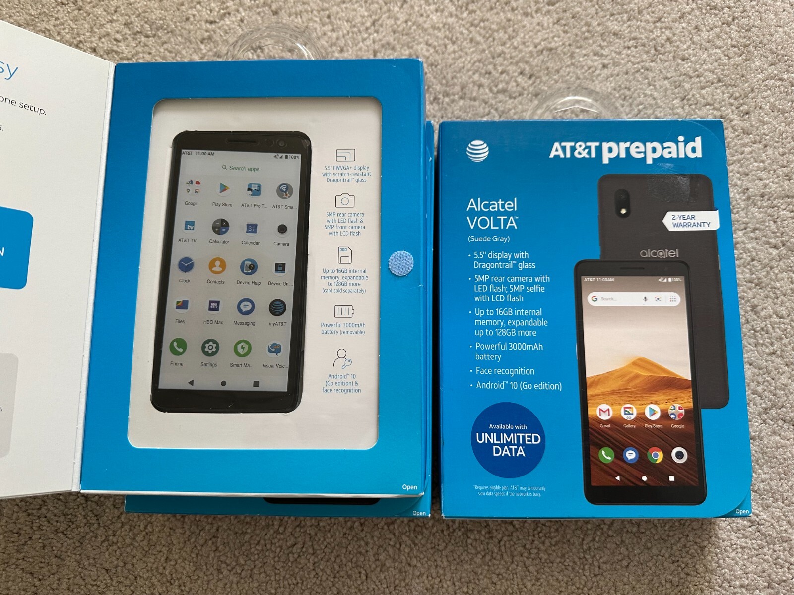 NEW Alcatel VOLTA AT&T Android Smart Phone