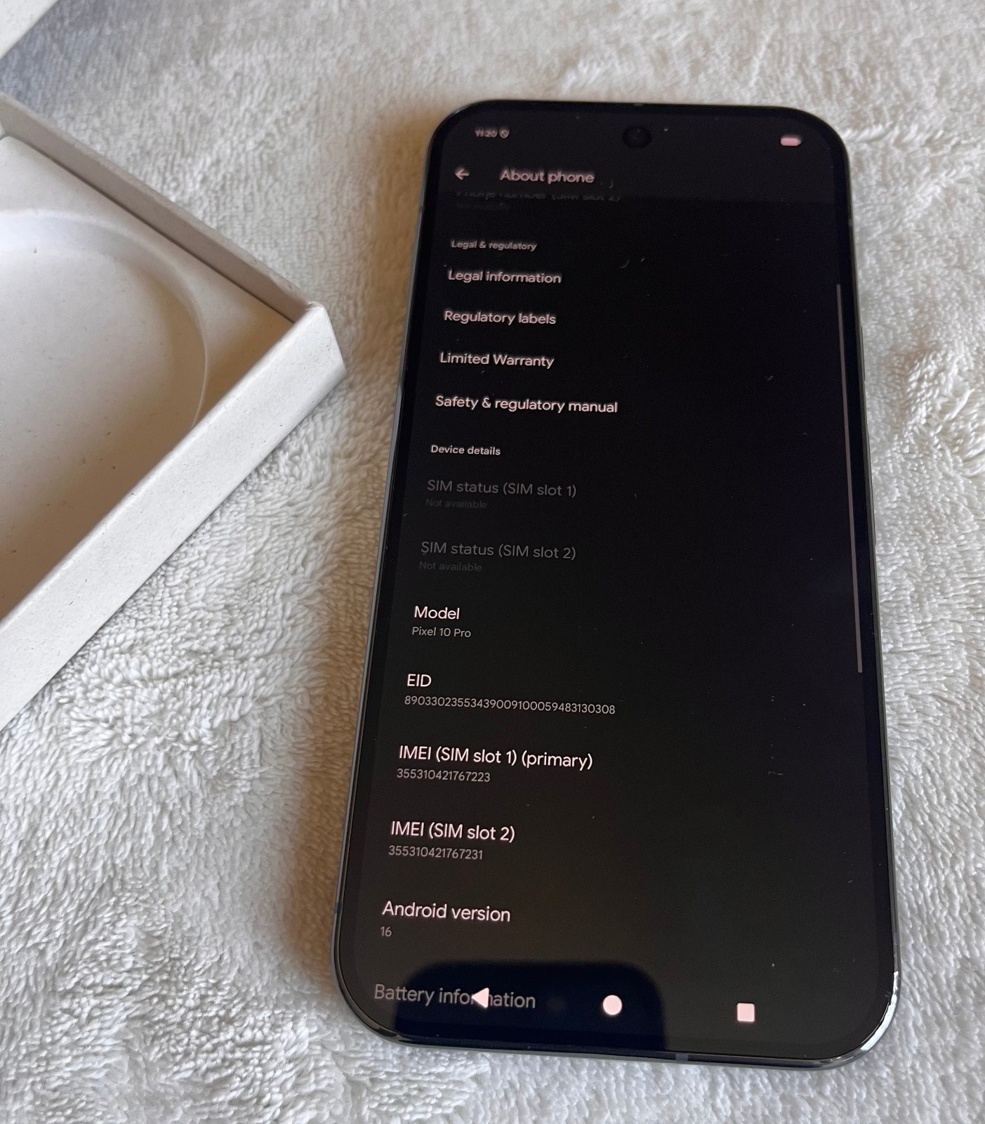 Google Pixel 10 Pro – 128GB, Gemini AI, Obsidian, Unlocked – Good Condition