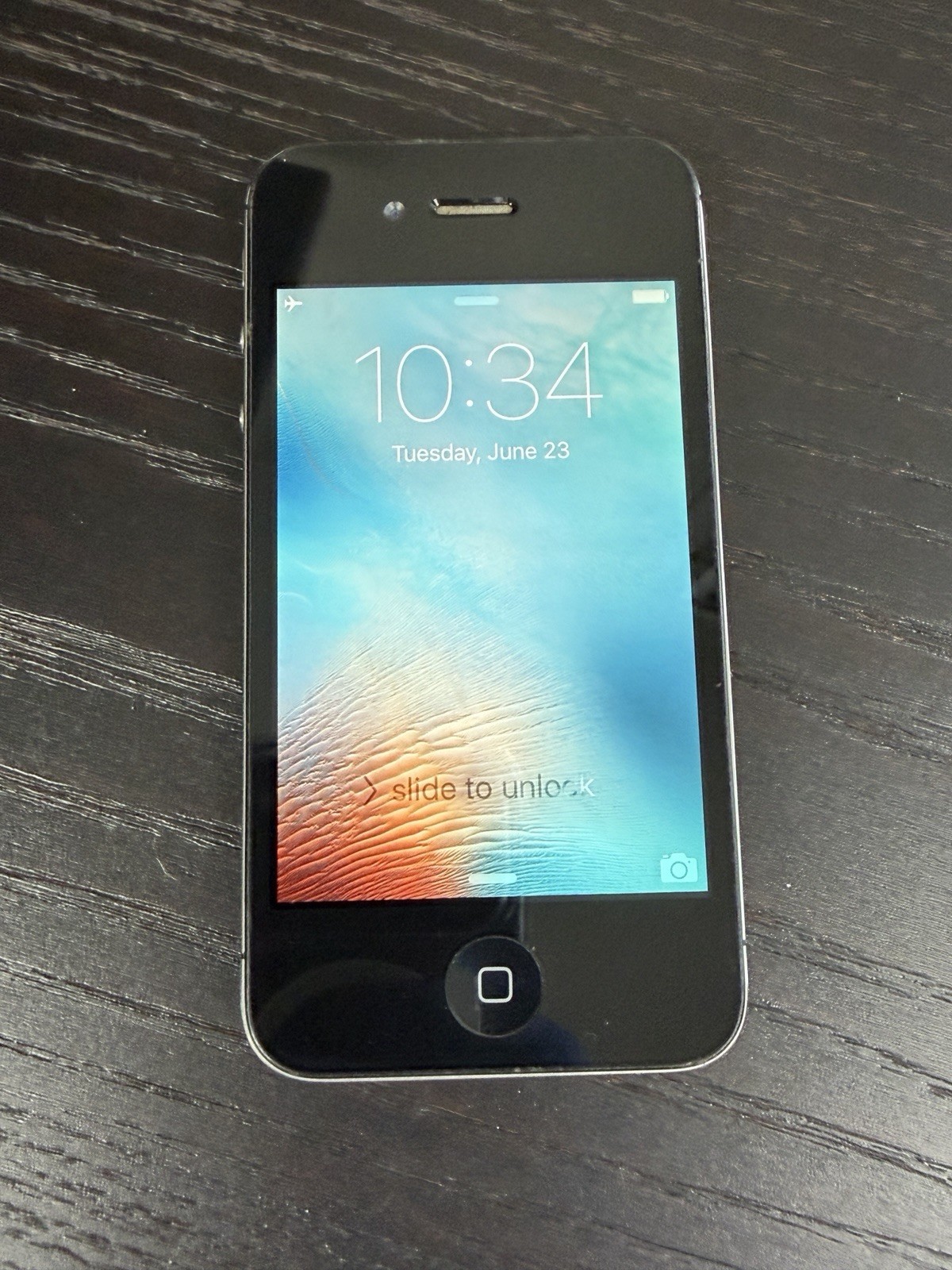 Apple iPhone 4s 16GB Black Carrier Unknown A1387 iOS 9.3.6 GRADE B
