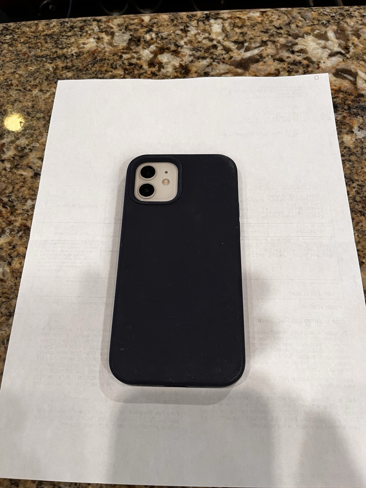 Apple iPhone 12 White AT&T Wi-Fi iOS Front Camera Bar Smartphone with Box