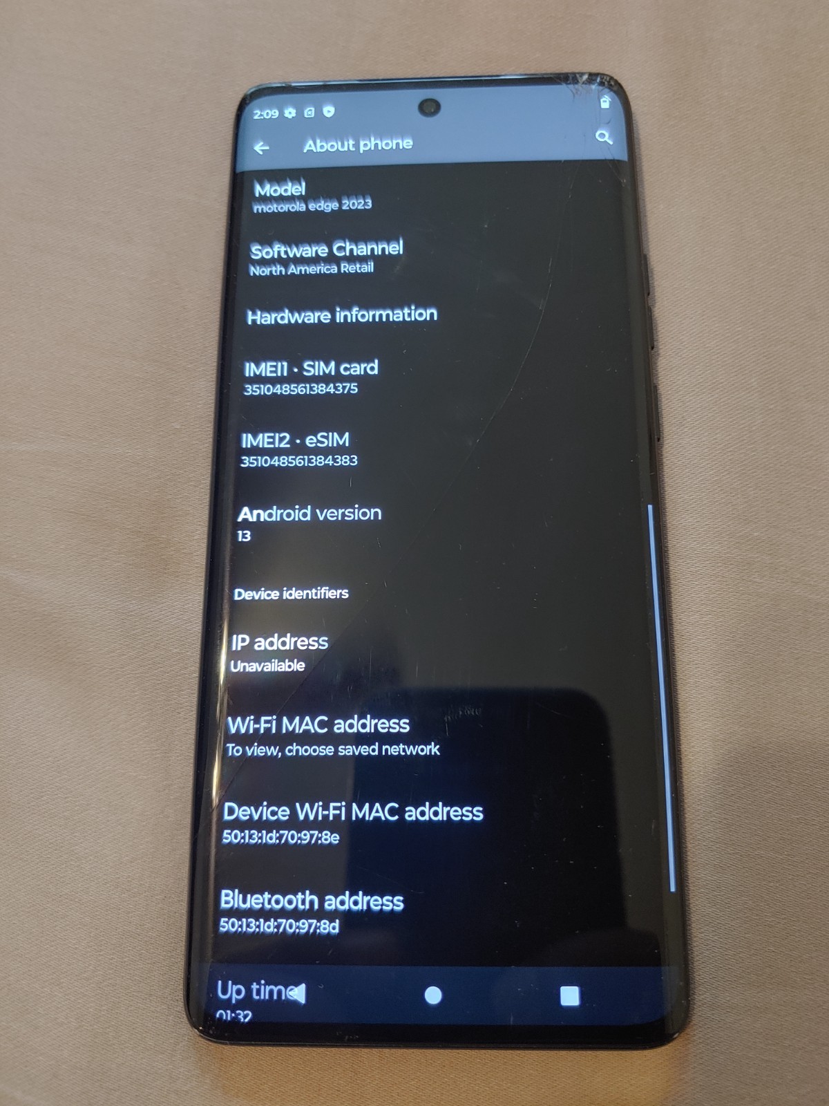 *READ* 2023 Motorola Edge (2023) 256GB 5G FACTORY UNLOCKED 6.6″ XT2305-1 #1