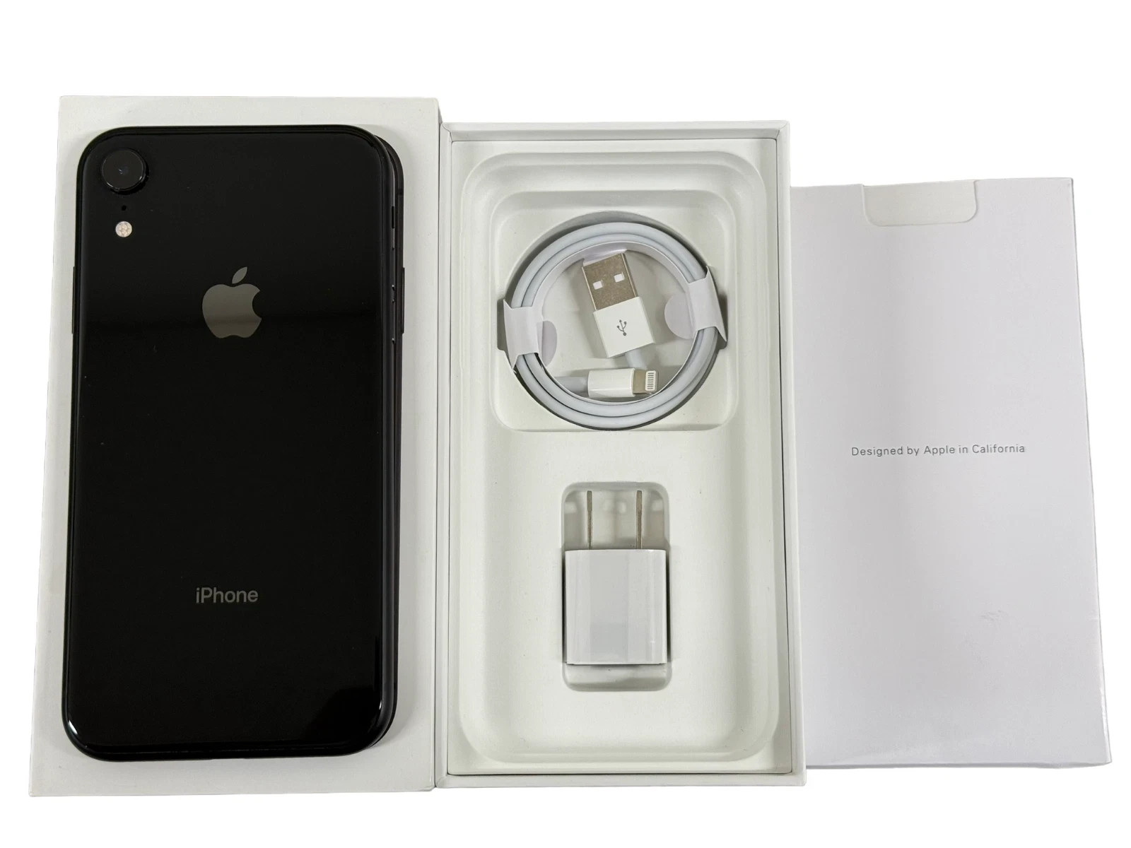 Apple iPhone XR 64GB A1984 Unlocked AT&T T-Mobile Verizon Open Box- 100% Battery