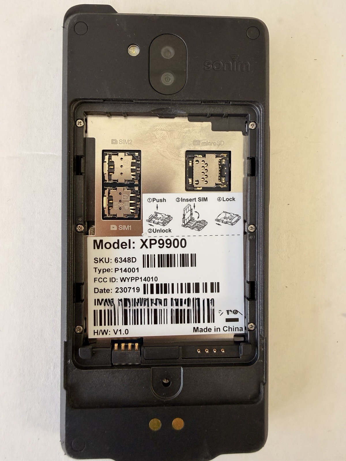 Sonim XP9900 AT&T Unlocked 128GB Black Dual Sim Very Good