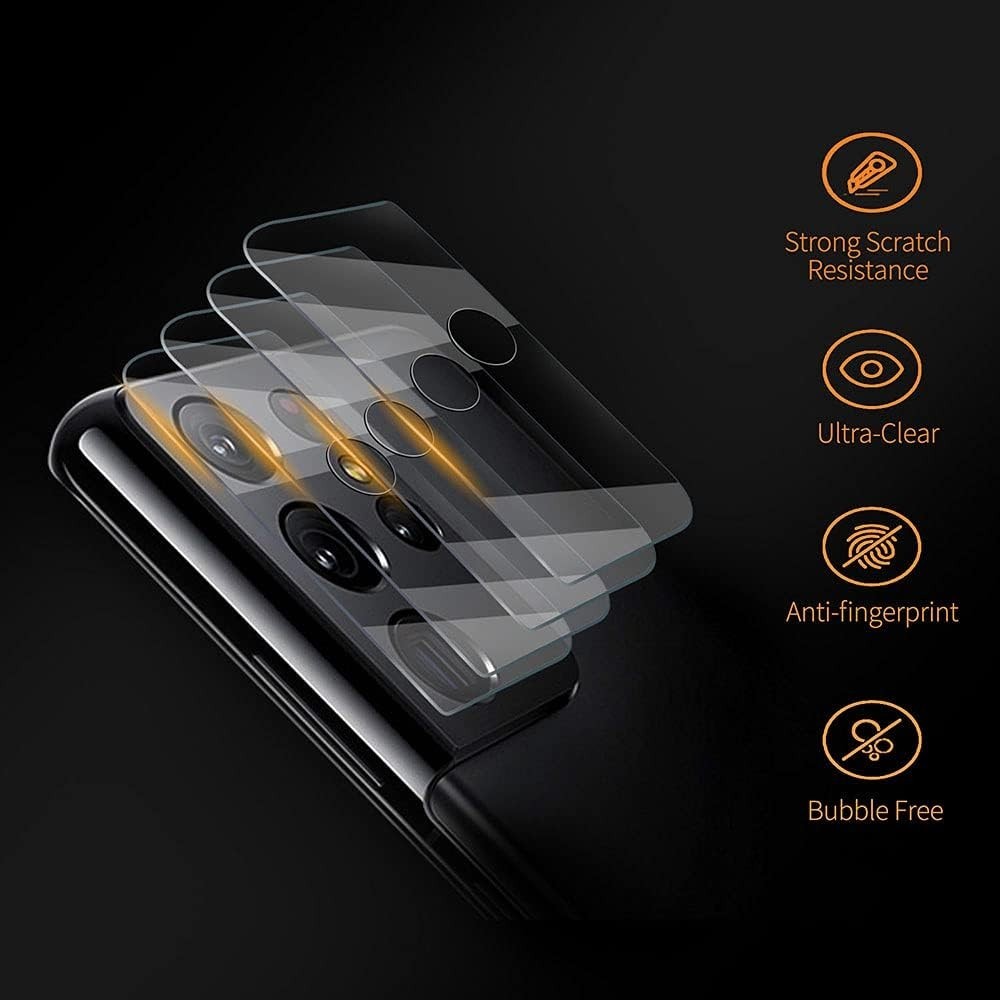 4in1 Screen Protect Galaxy S21 Ultra for Screen and Camera Lens Protector 9H