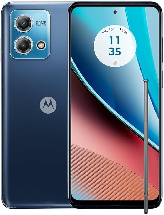 Factory Unlocked Motorola Moto G Stylus 2023 XT2317D 64GB Blue Fair
