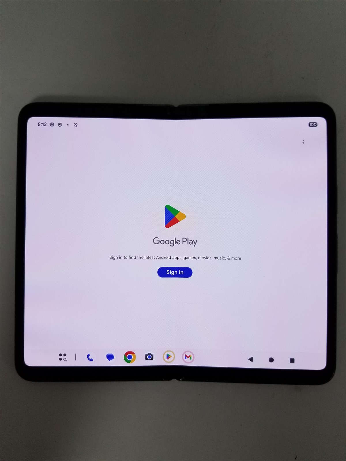 Google Pixel Fold 256GB Black G9FPL (T-Mobile) Damaged zD2576