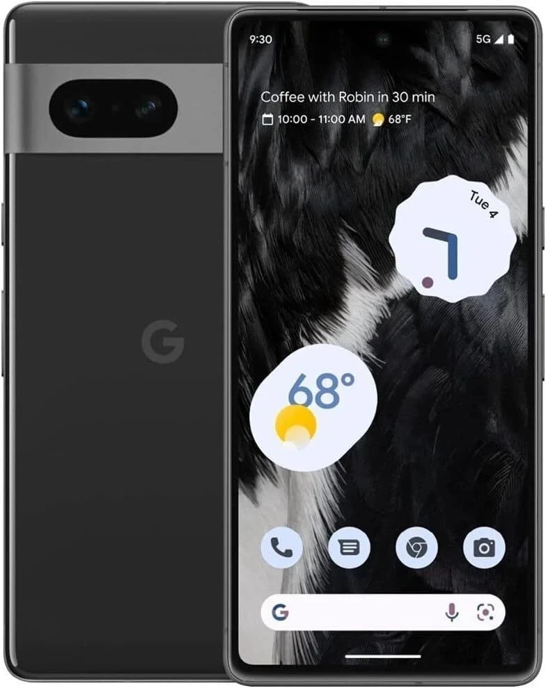 Google Pixel 7 6.3″ GVU6C 256GB Obsidian (Unlocked) – Good Condition