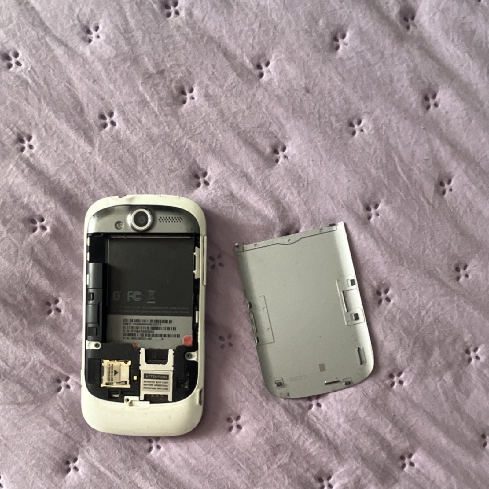 HTC T-Mobile White Silver Bar Smartphone 5.0MP Camera Bluetooth MicroSD