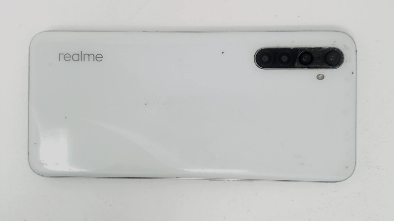 Realme 6i RMX2002 Cellphone (White 64GB 6GB) Unknown Carrier CRACKED/BAD LCD