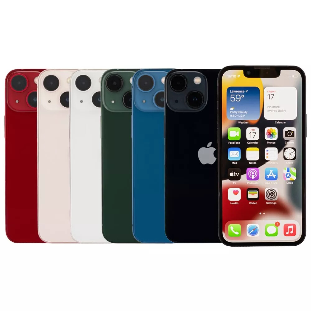 New Apple iPhone 13 Mini 128GB A2481 Factory Unlocked for All Carriers