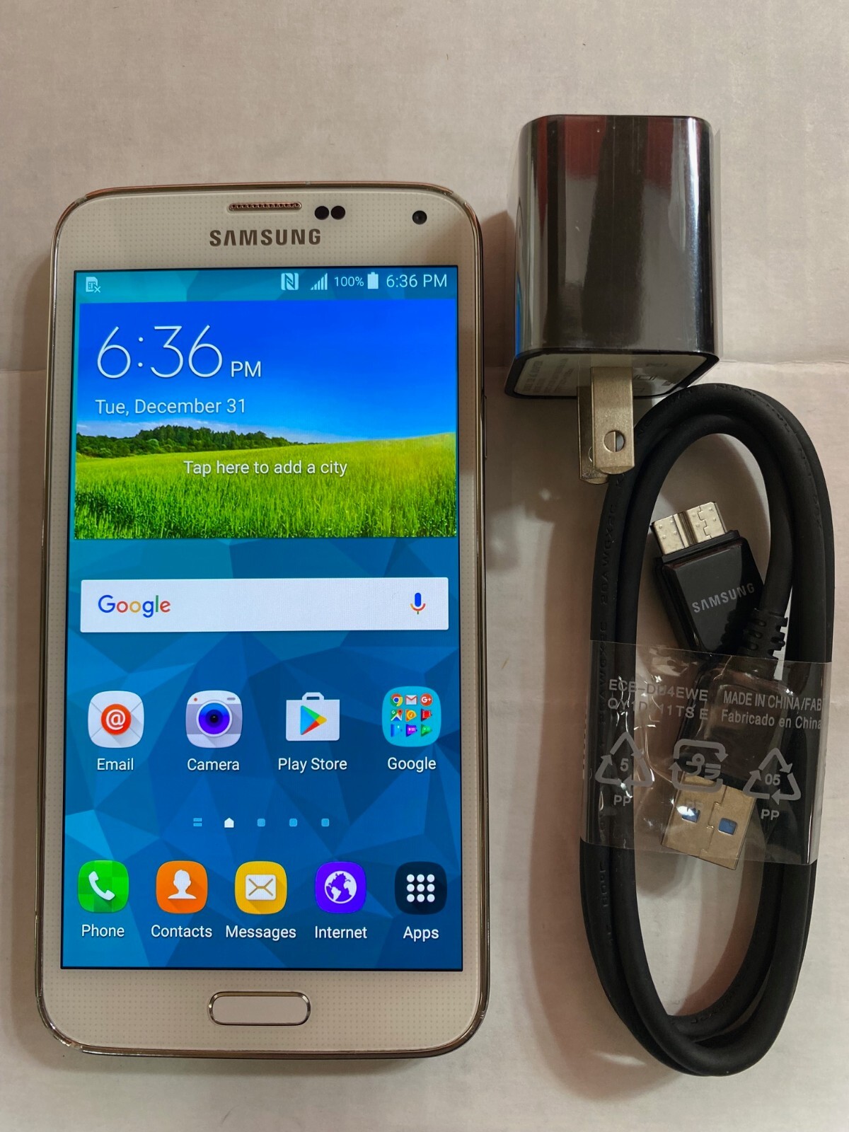 Samsung Galaxy S5 G900T 16GB Android T-mobile Fully Unlocked – Used Good