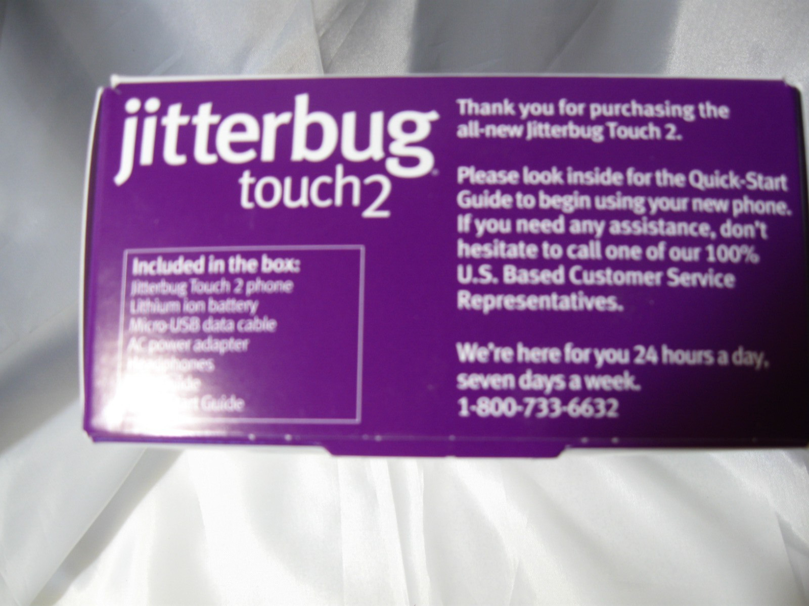NEW NEVER USED jitterbug Touch 2 smart phone in box SUPER