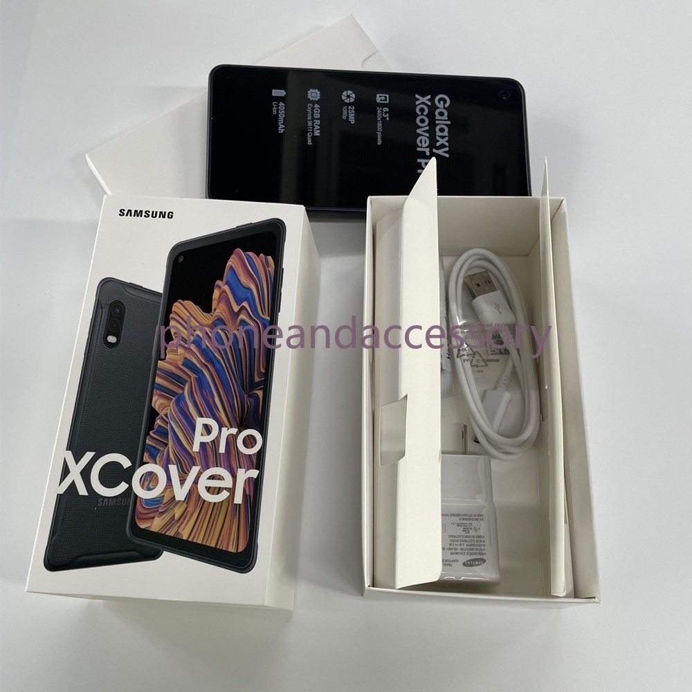 Samsung Galaxy Xcover Pro SM-G715U1 6.3″ Black Unlocked(Any Carrier)- New Sealed