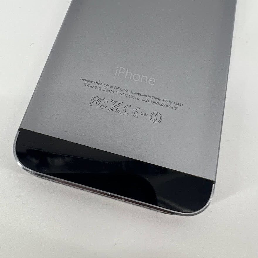Apple iPhone 5S – 16GB Space Gray (C Spire) A1453 (CDMA + GSM) FOR PARTS/REPAIR