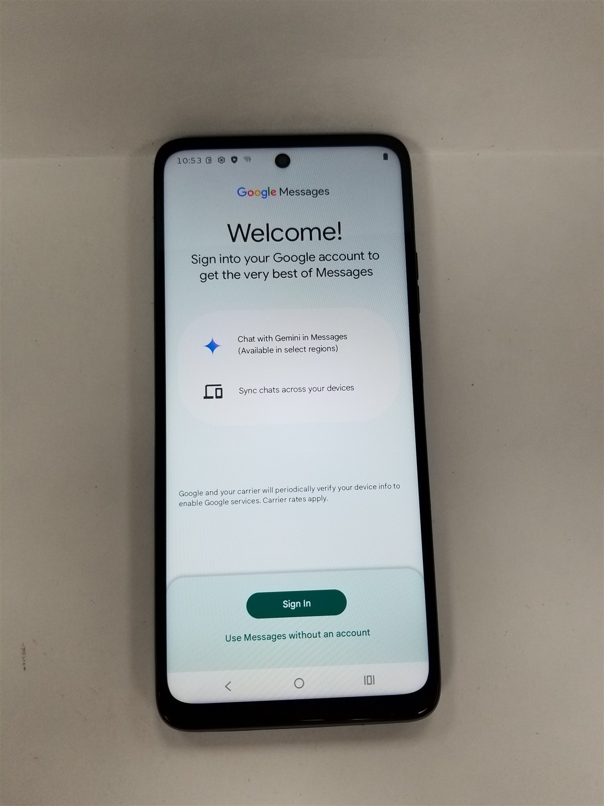 Motorola Moto G 5G 2025 128GB Black XT2513-3 (AT&T) Fully Functional DG8067